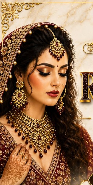 Bridal makeup look at RJ Parlor