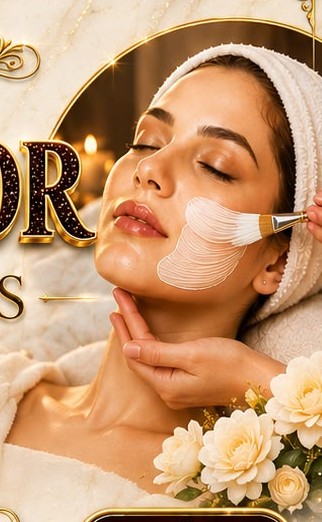 Facial and skin treatment at RJ Parlor